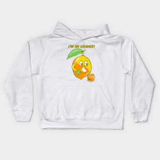 Funny lemon orange Kids Hoodie